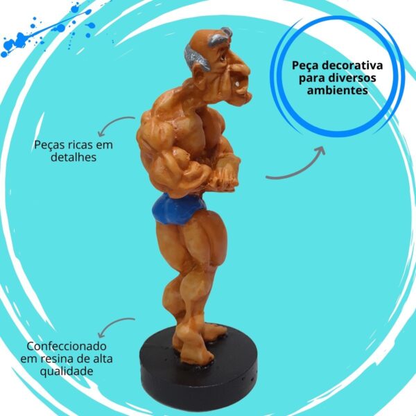 Boneco Idoso Fisiculturista