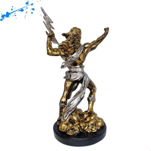 Estatueta Zeus - Dourado