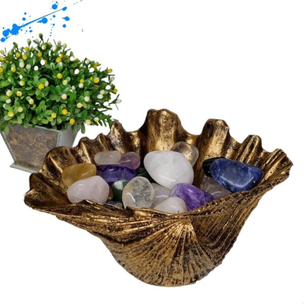 Concha Porta Cristais - Ouro