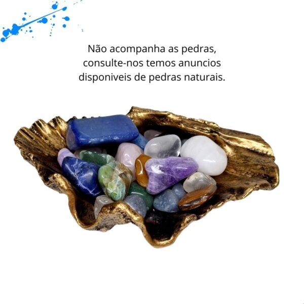 Concha Porta Cristais - Ouro