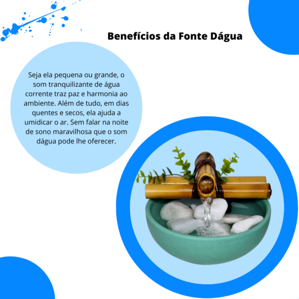 Fonte Bacia Resina Baixa com Biqueira pq