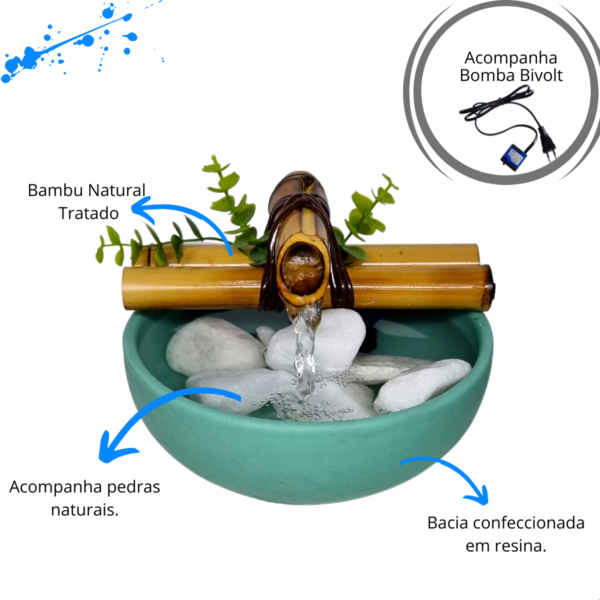 Fonte Bacia Resina Baixa com Biqueira pq