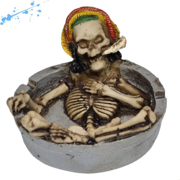 Cinzeiro Bob Marley Caveira