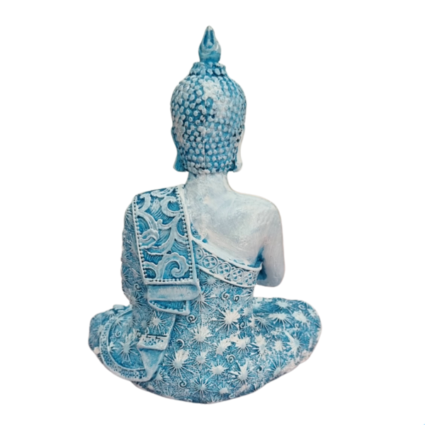 Buda Hindu M Mudra - Branco Azul
