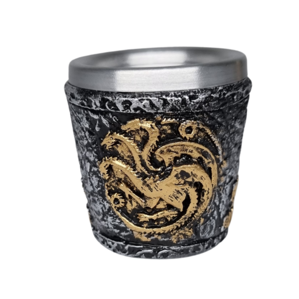 Copo Shot Game Of Thrones - Prata Ouro