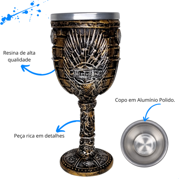 Taça Game Off Thrones - Ouro