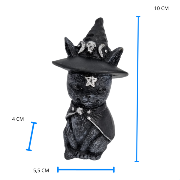 Gato Bruxo Pq - Preto