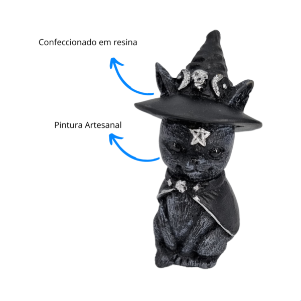 Gato Bruxo Pq - Preto