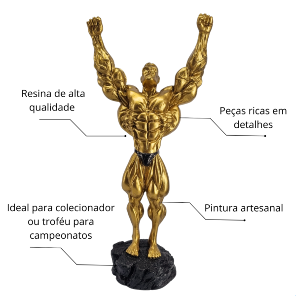 Boneco Vencedor dourado