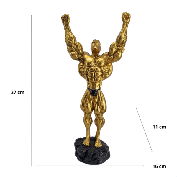 Boneco Vencedor dourado