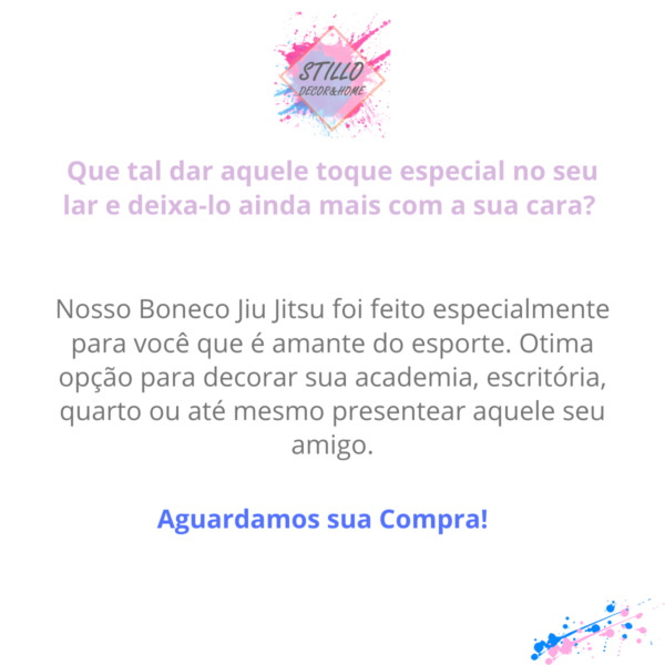 Boneco Jiu Jitsu Branco