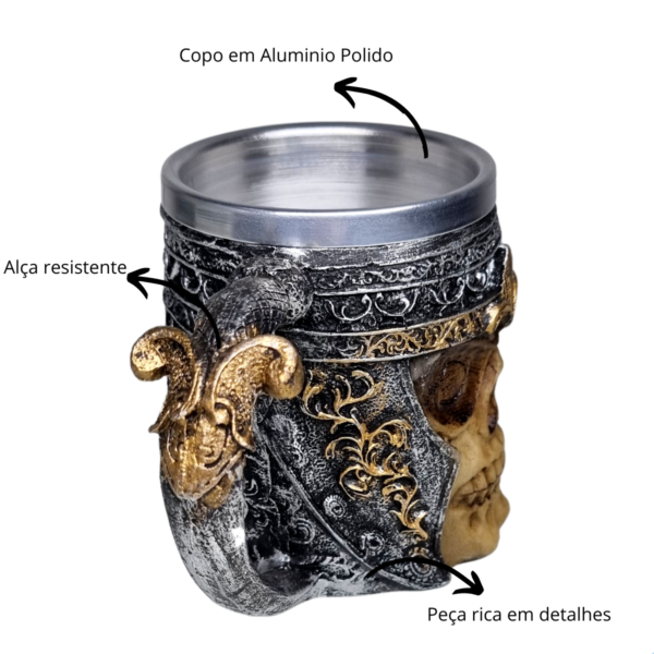 Caneca Caveira Vicking