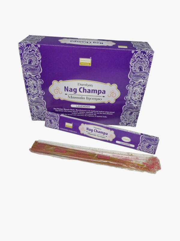 Incenso Vareta Darshan Nag Champa Lavanda