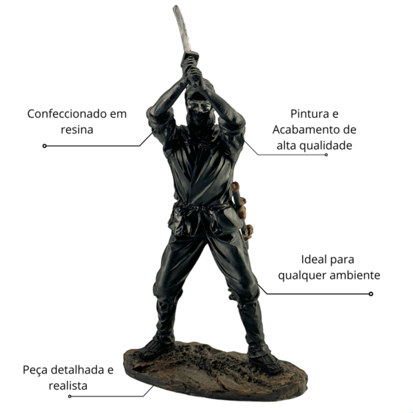 estatueta ninja