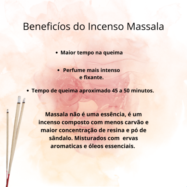 Incenso Vareta Massala Darshan Copal Blanc