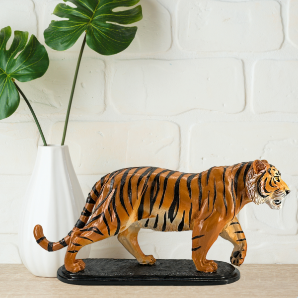Estatueta Tigre Decoração