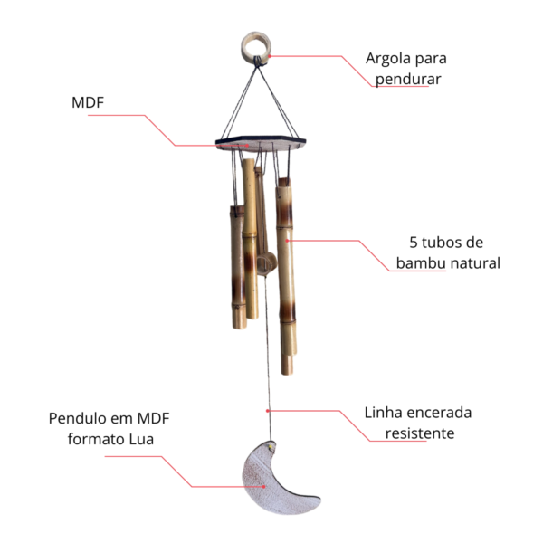 Mensageiro Bambu P Lua