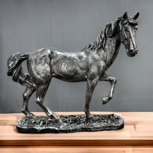 Estatueta Cavalo Prata