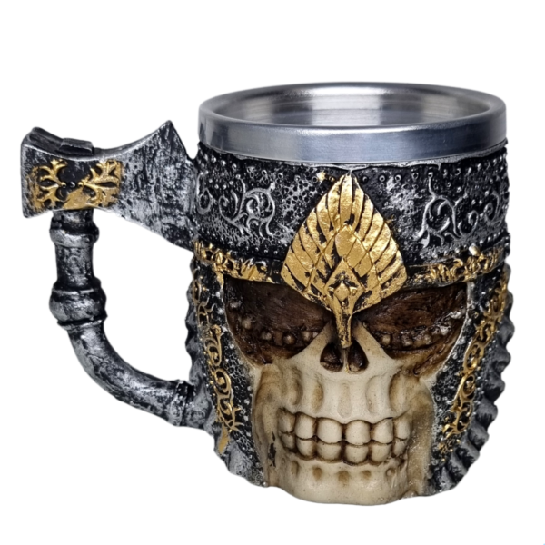 Caneca Caveira Medieval Machado