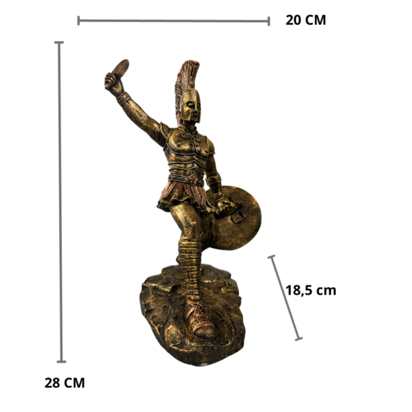 Estatueta Guerreiro com Espada Leonidas
