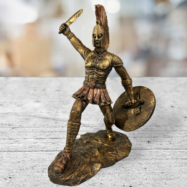 Estatueta Guerreiro com Espada Leonidas