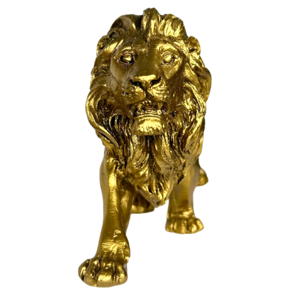 Estatueta Leão Dourado 22 CM