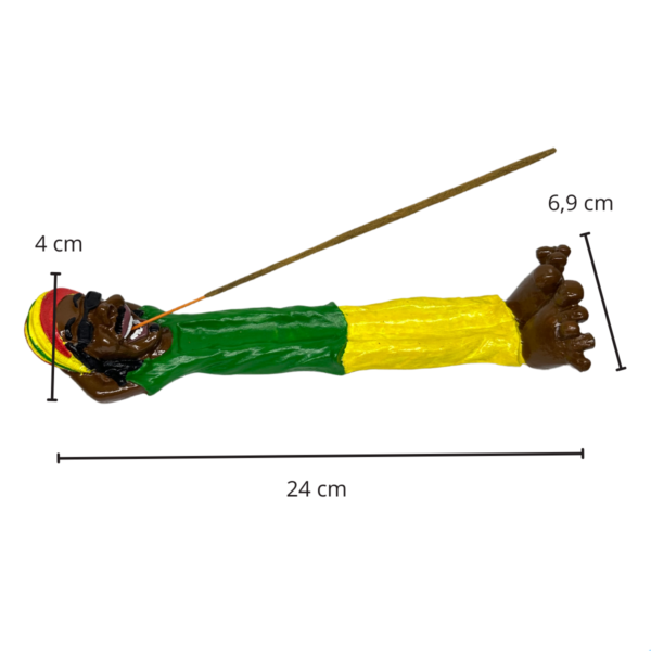 Incensário Vareta Bob Pesão Verde e Amarelo