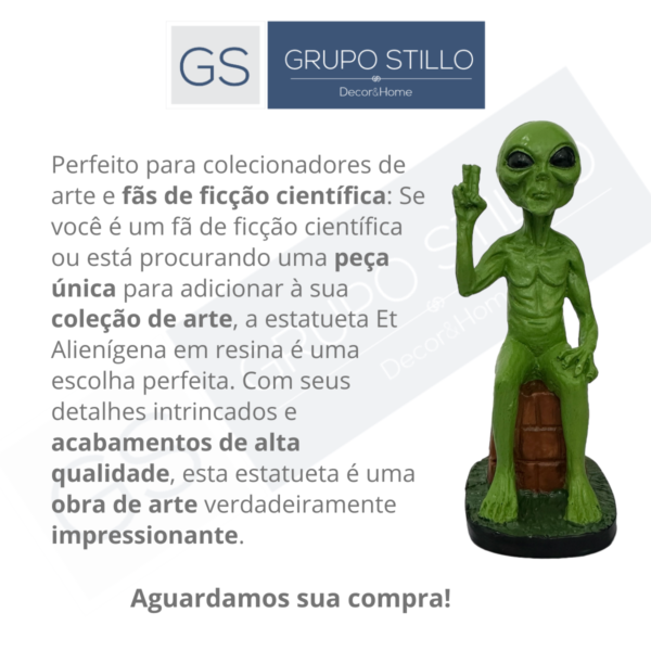 Estatueta Et Sentado Paz
