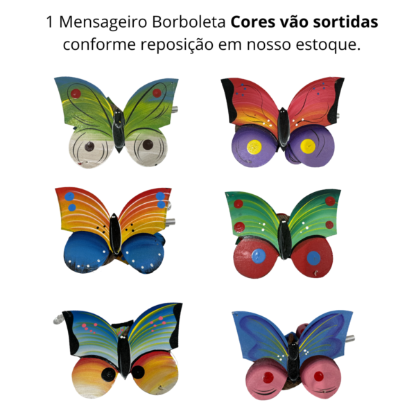 Mensageiro Sino dos Ventos Borboleta