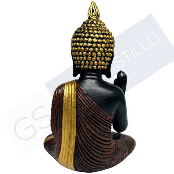 Estatueta Buda Hindu Abhaya Marrom