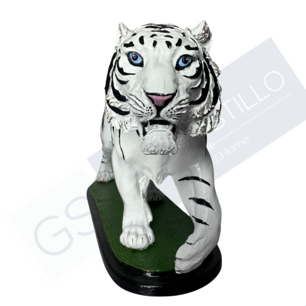 Estatueta Tigre Branco