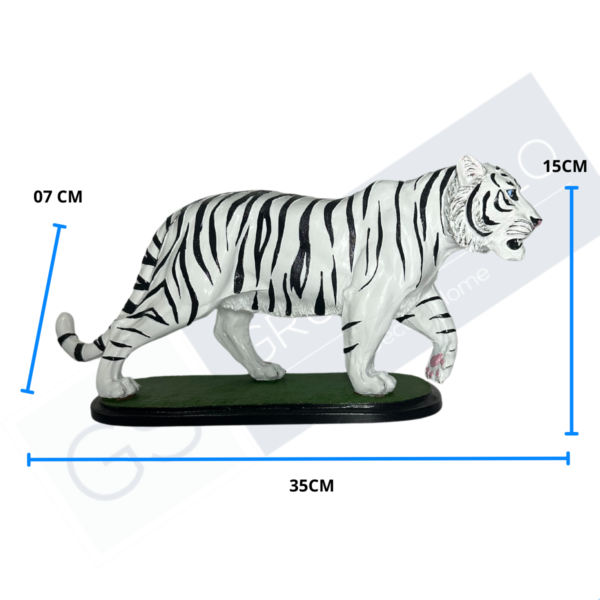 Estatueta Tigre Branco