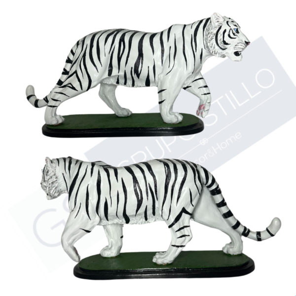 Estatueta Tigre Branco