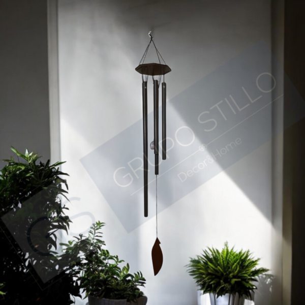 Mensageiro Metal Mm com Pedra Folha