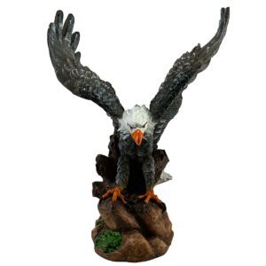 Águia Estatueta Resina Estátua Decoração Premium