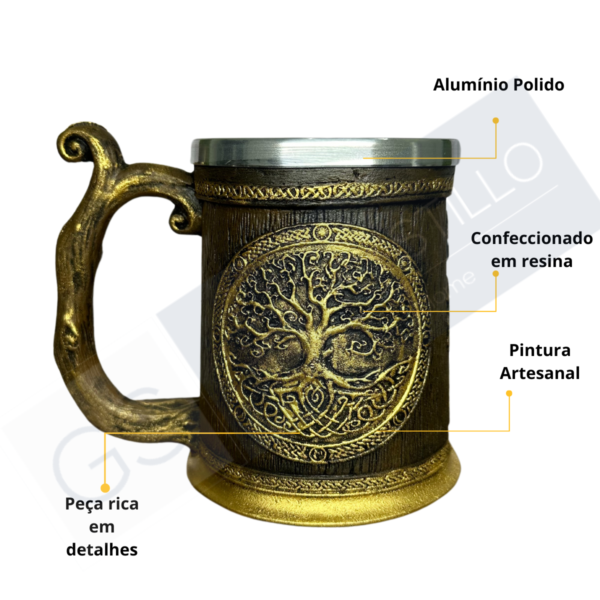 Caneca Chopp Cerveja Arvore da Vida