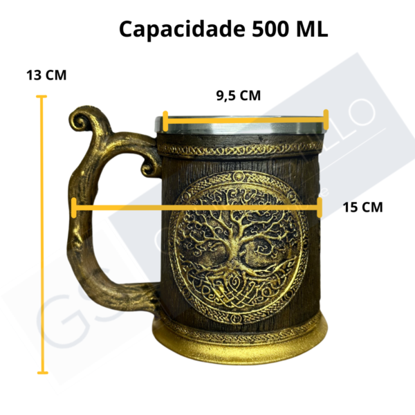 Caneca Chopp Cerveja Arvore da Vida