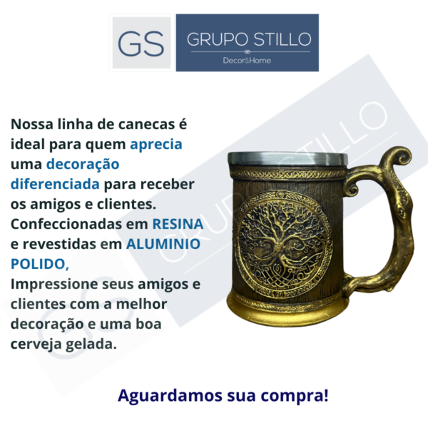 Caneca Chopp Cerveja Arvore da Vida