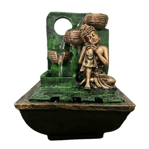 fonte do buda verde