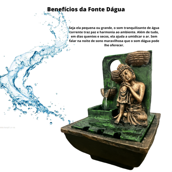 fonte do buda verde