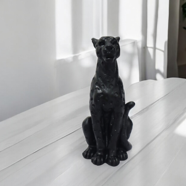 Estatueta Pantera Sentada 11 cm