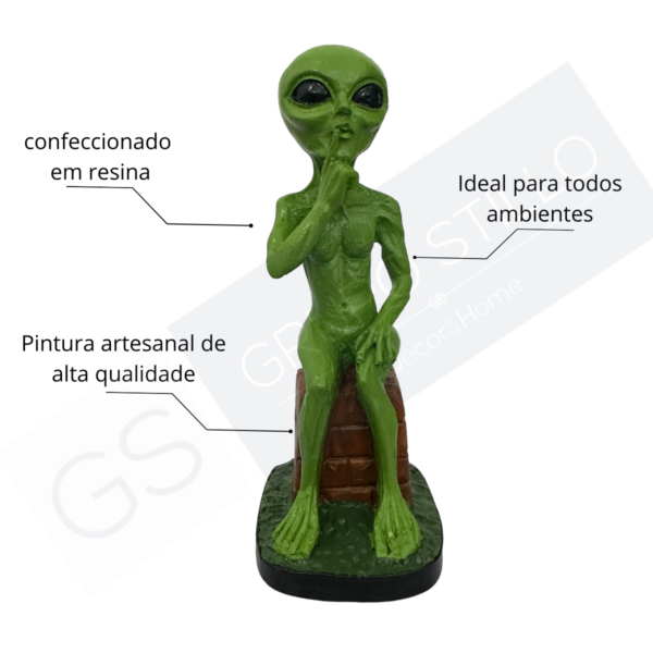 ET Estátua de Decoração silencio