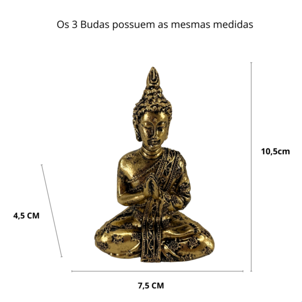 Trio Hindu 3 Posições - Ouro