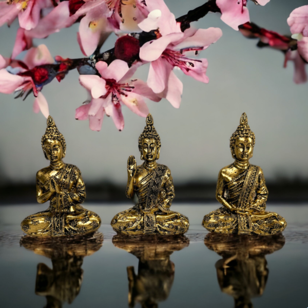 Trio Hindu 3 Posições - Ouro