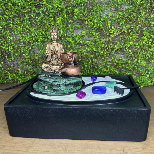 Fonte de Água Buda com Jardim Zen
