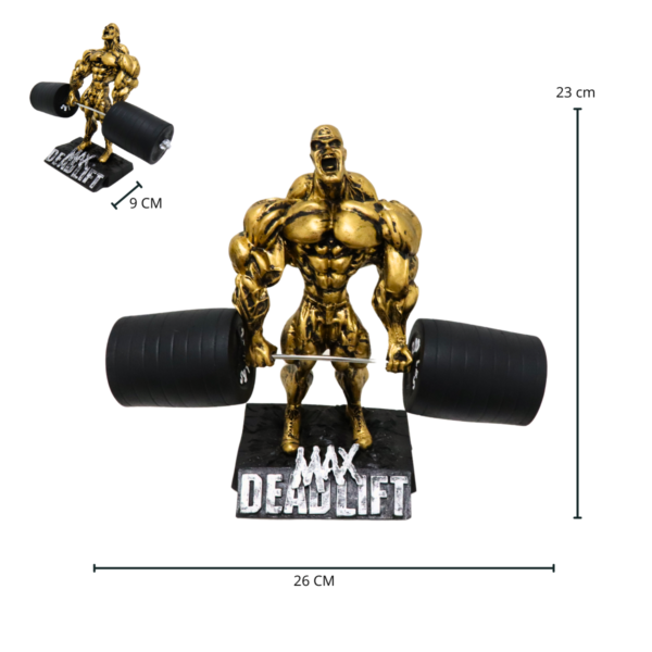 Estatueta Decorativa Academia Levantamento Terra