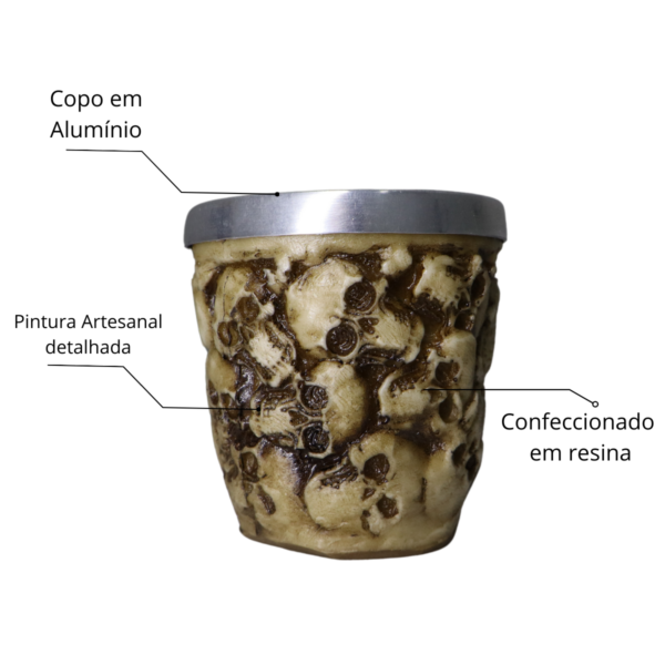 Copo Shot Dose Aperitivo Caveirinhas