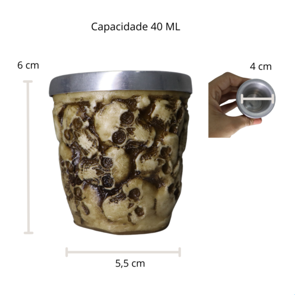Copo Shot Dose Aperitivo Caveirinhas