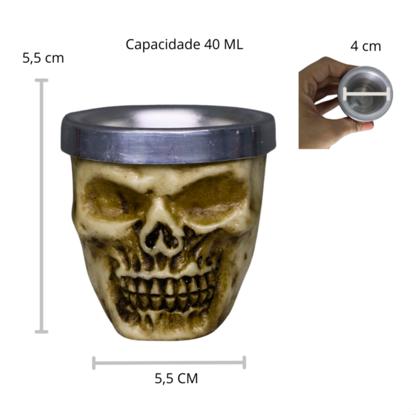 Copo de Shot Crânio