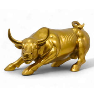 Estatueta Touro de Wall Street Médio Lançamento 21 cm